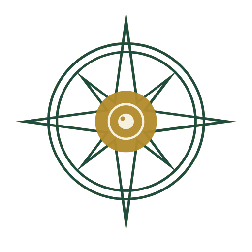 O Turélico é seguro? Tudo o que precisas de saber antes de reservar 2 Turélico favicon com rosa dos ventos em verde e olho central dourado, como alvo de experiências imersivas.